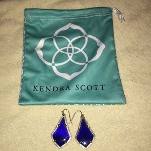 Kendra Scott Cobalt Alex earrings